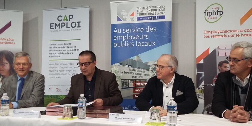 Signature de la convention entre Cap emploi et le Centre de Gestion de la Fonction Publique Territoriale de la Lozère